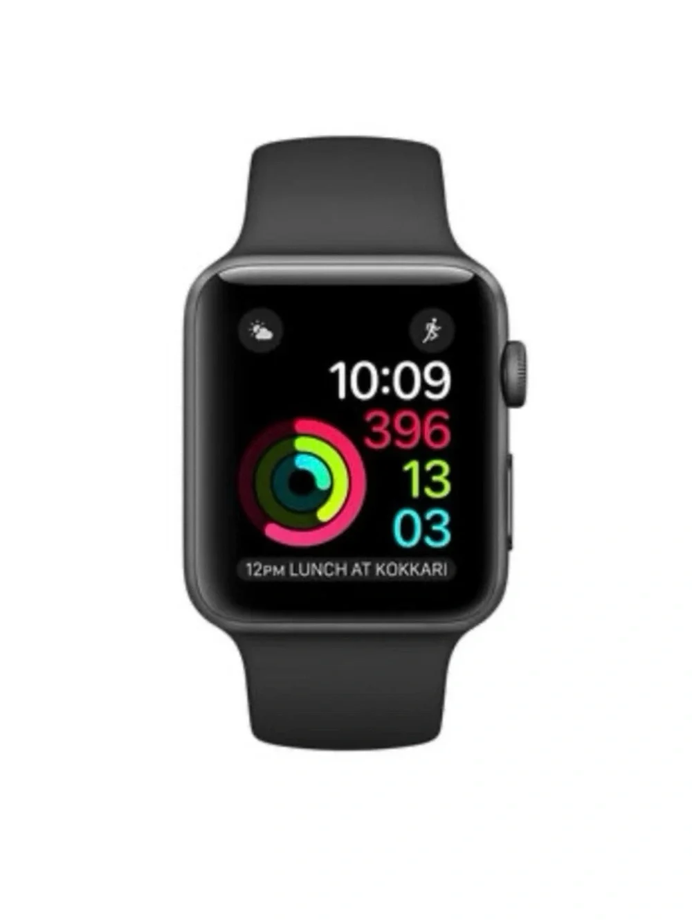 Apple Watch SE 40mm Space Gray Aluminum Case Midnight Sport Band MKQQ3LL/A